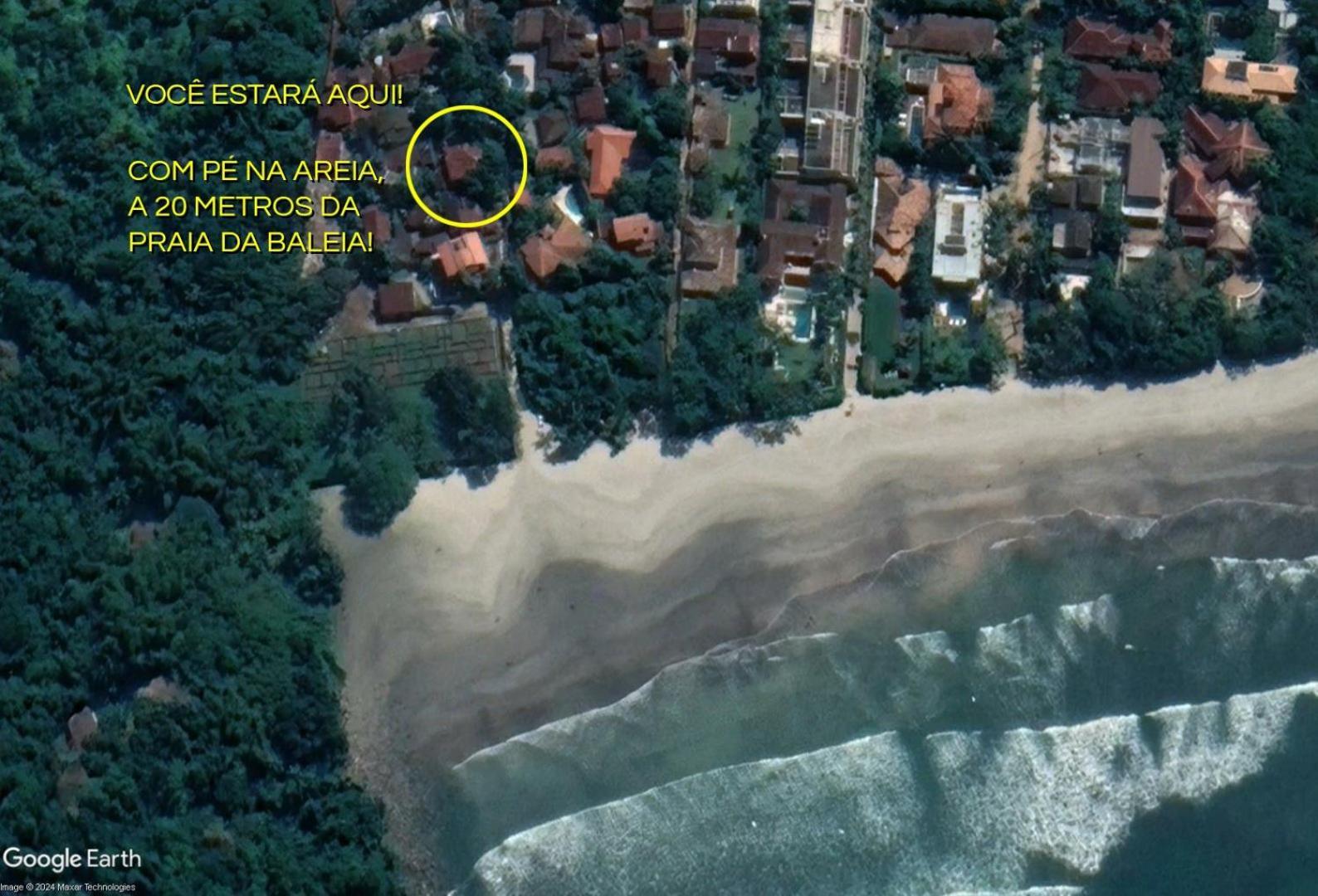 Casa Dos Passaros Na Areia A 20M Da Praia Da Baleia Com 3 Suites E 1 Dorm, Com Ar Condicionado, Wifi, Smart Tv, Cozinha Completa E Churrasqueira Sao Sebastiao  Exterior foto