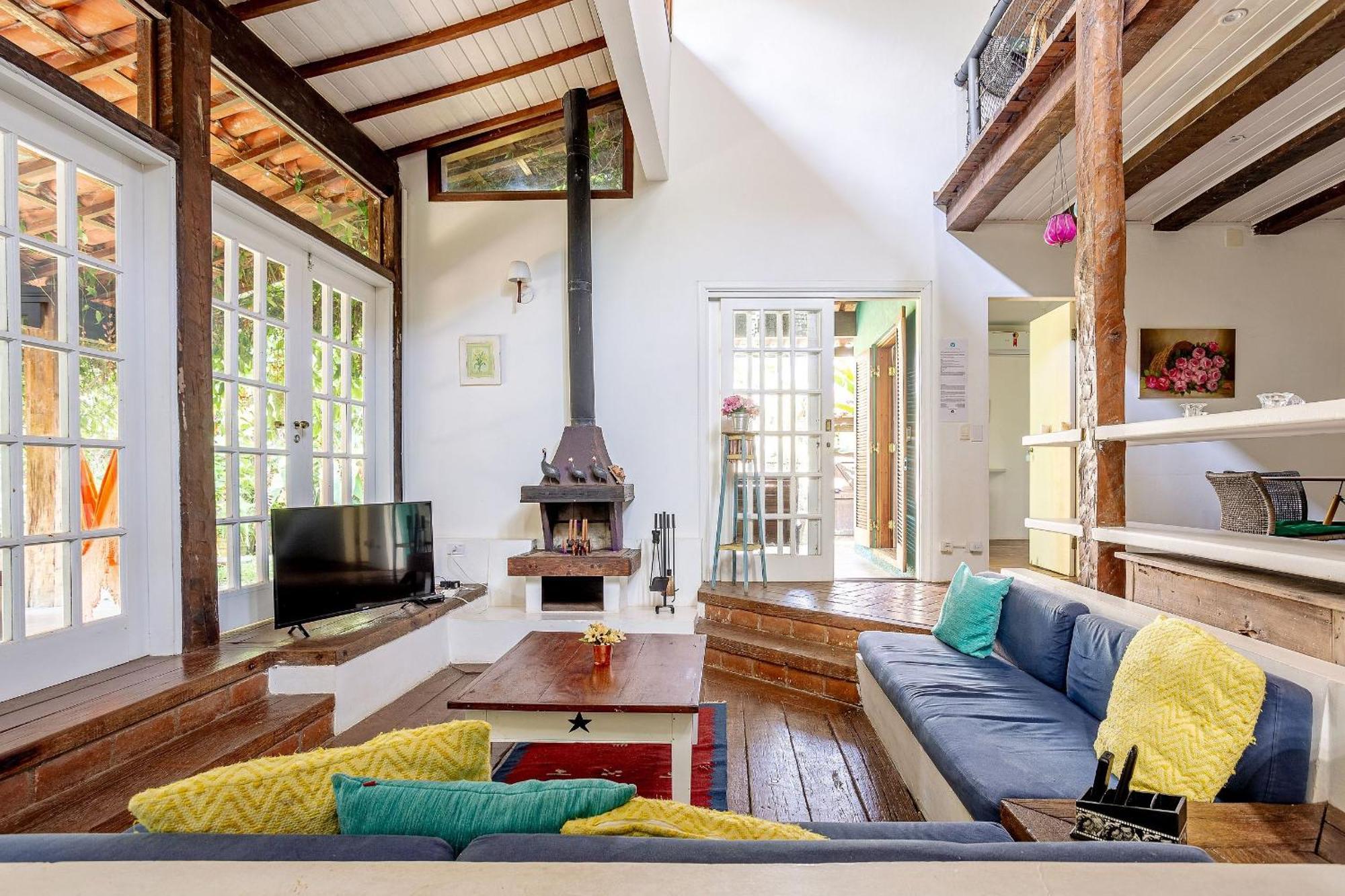 Casa Dos Passaros Na Areia A 20M Da Praia Da Baleia Com 3 Suites E 1 Dorm, Com Ar Condicionado, Wifi, Smart Tv, Cozinha Completa E Churrasqueira Sao Sebastiao  Exterior foto